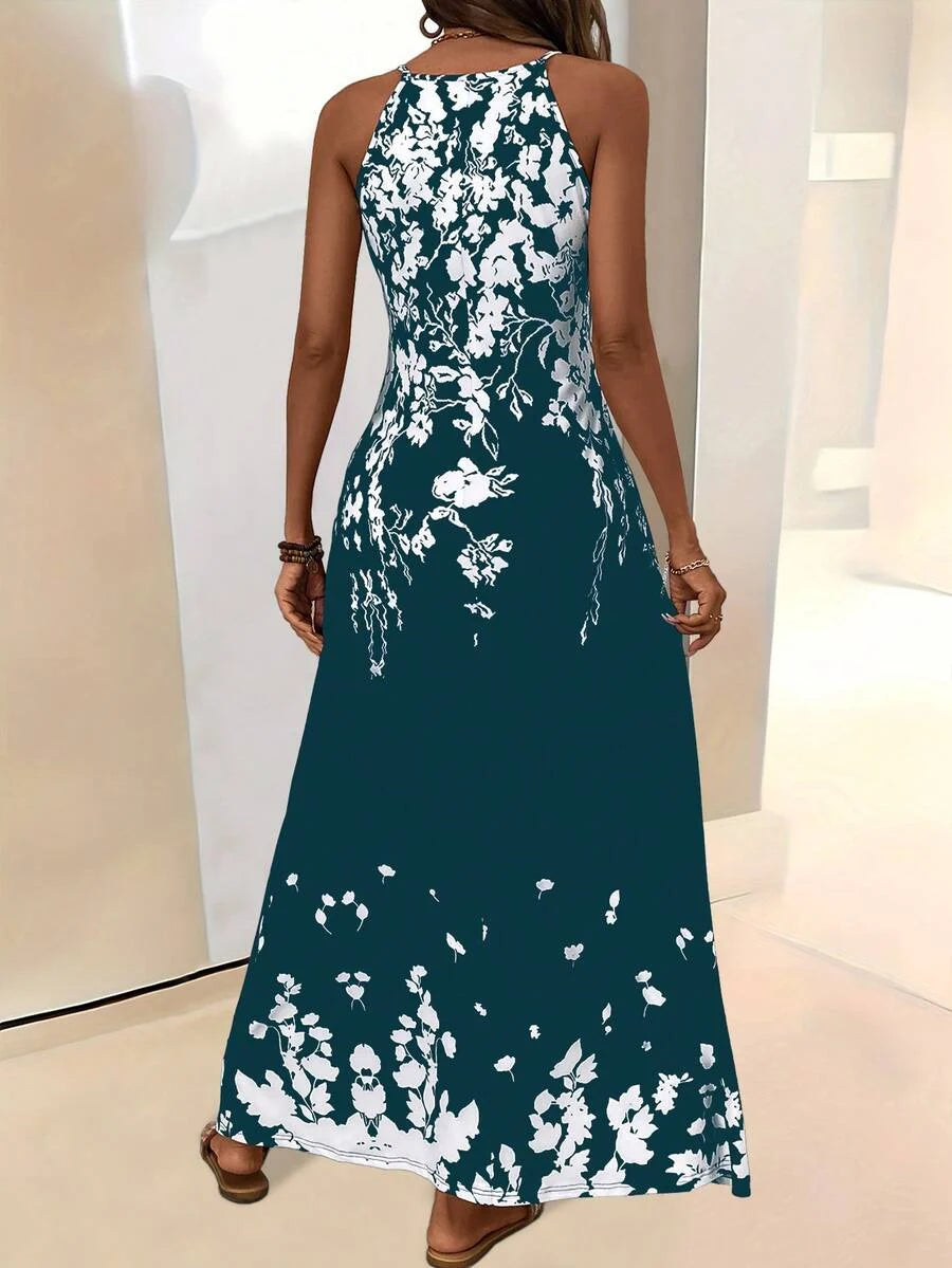 Vestido Longo Boho de Alças Finas Brisa Boho com Bainha Assimétrica — fotografia 30 | Mar & Pérola