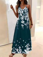 Vestido Longo Boho de Alças Finas Brisa Boho com Bainha Assimétrica — fotografia 32 | Mar & Pérola