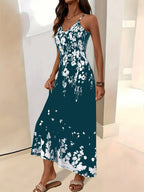 Vestido Longo Boho de Alças Finas Brisa Boho com Bainha Assimétrica — fotografia 33 | Mar & Pérola