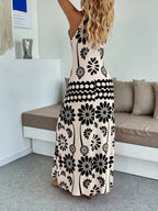 Vestido Longo Boho de Alças Finas Brisa Boho com Bainha Assimétrica — fotografia 35 | Mar & Pérola