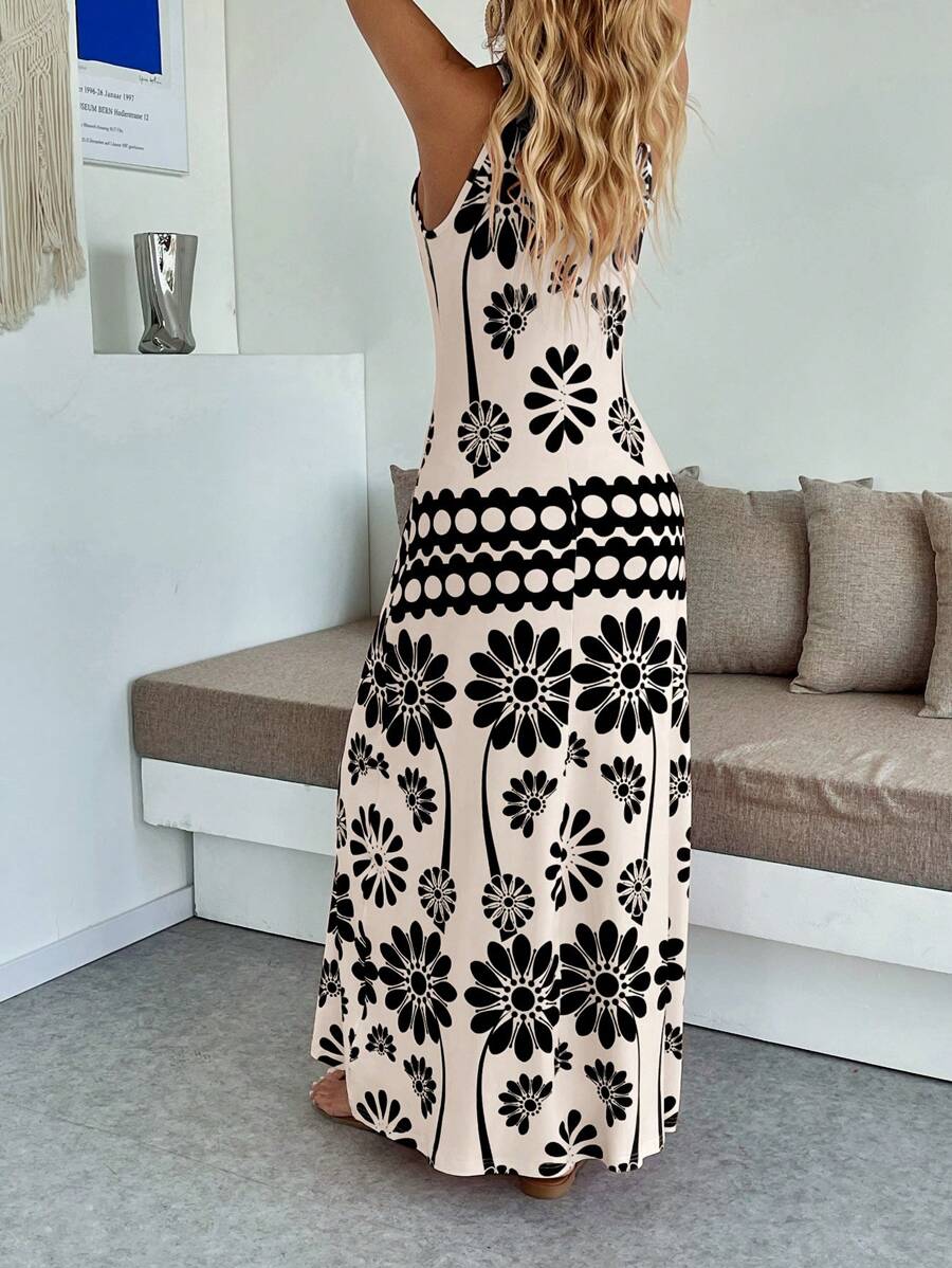 Vestido Longo Boho de Alças Finas Brisa Boho com Bainha Assimétrica — fotografia 35 | Mar & Pérola