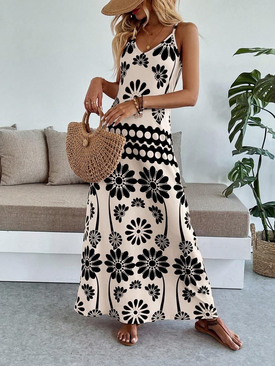 Vestido Longo Boho de Alças Finas Brisa Boho com Bainha Assimétrica — fotografia 36 | Mar & Pérola