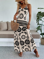 Vestido Longo Boho de Alças Finas Brisa Boho com Bainha Assimétrica — fotografia 37 | Mar & Pérola