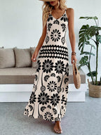 Vestido Longo Boho de Alças Finas Brisa Boho com Bainha Assimétrica — fotografia 39 | Mar & Pérola