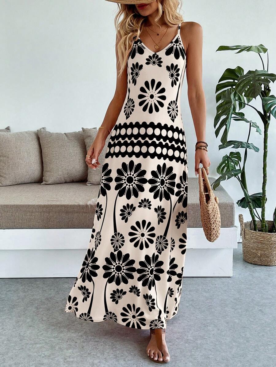 Vestido Longo Boho de Alças Finas Brisa Boho com Bainha Assimétrica — fotografia 39 | Mar & Pérola