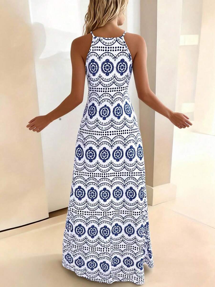 Vestido Longo Boho de Alças Finas Brisa Boho com Bainha Assimétrica — fotografia 41 | Mar & Pérola