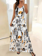 Vestido Longo Boho de Alças Finas Brisa Boho com Bainha Assimétrica — fotografia 45 | Mar & Pérola