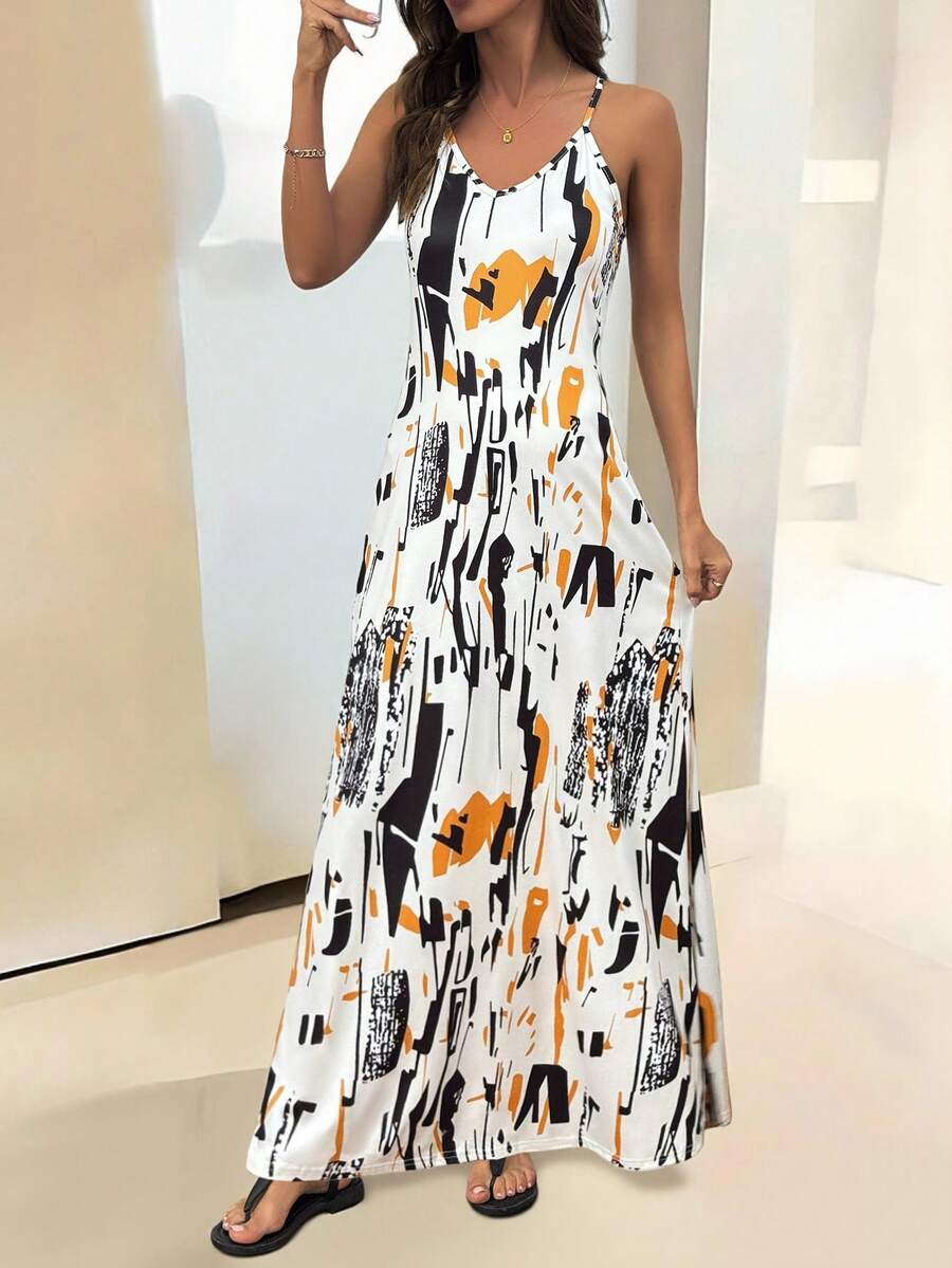 Vestido Longo Boho de Alças Finas Brisa Boho com Bainha Assimétrica — fotografia 48 | Mar & Pérola