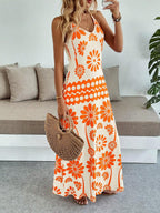 Vestido Longo Boho de Alças Finas Brisa Boho com Bainha Assimétrica — fotografia 49 | Mar & Pérola