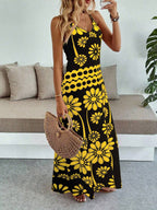 Vestido Longo Boho de Alças Finas Brisa Boho com Bainha Assimétrica — fotografia 61 | Mar & Pérola