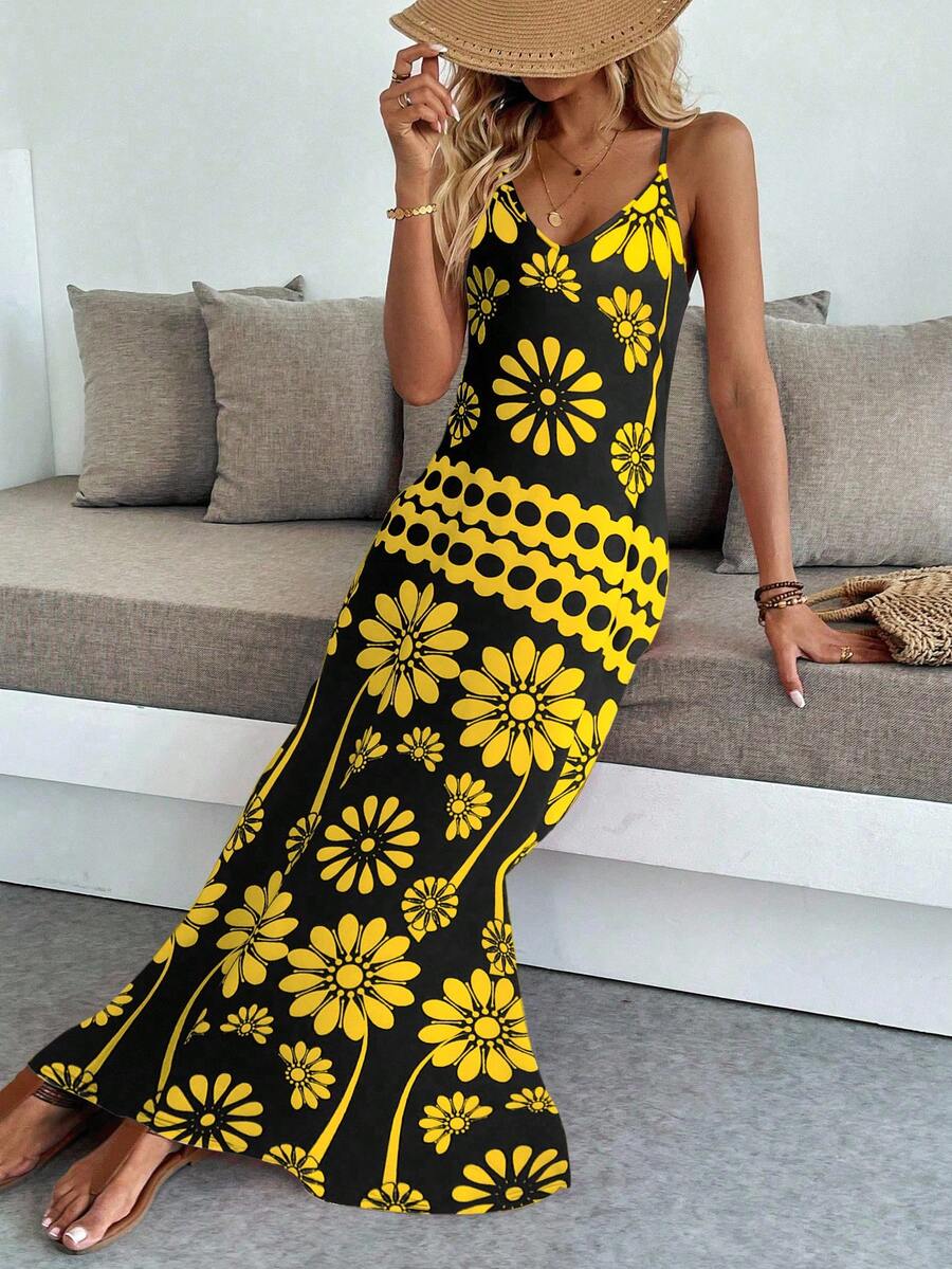 Vestido Longo Boho de Alças Finas Brisa Boho com Bainha Assimétrica — fotografia 63 | Mar & Pérola