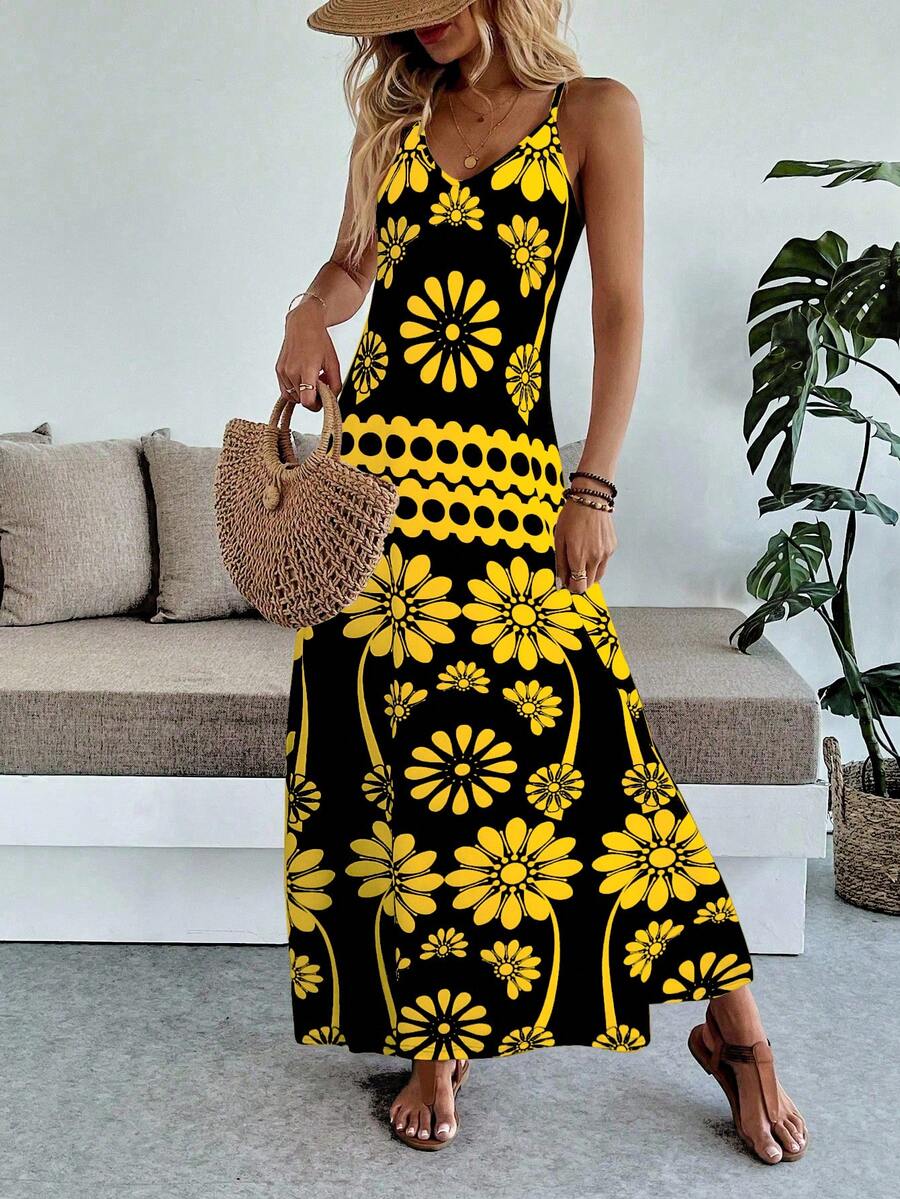 Vestido Longo Boho de Alças Finas Brisa Boho com Bainha Assimétrica — fotografia 64 | Mar & Pérola