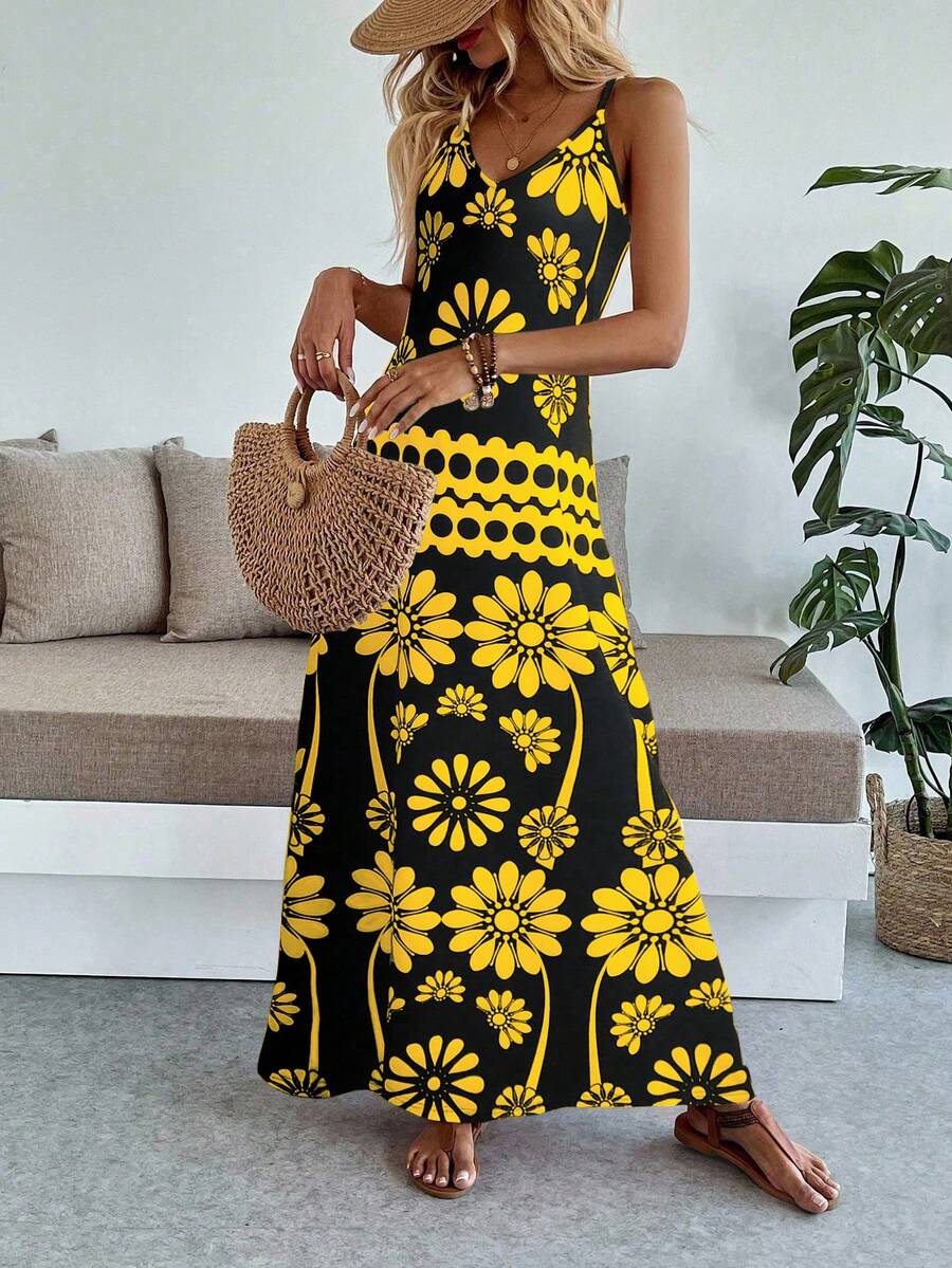 Vestido Longo Boho de Alças Finas Brisa Boho com Bainha Assimétrica — fotografia 65 | Mar & Pérola