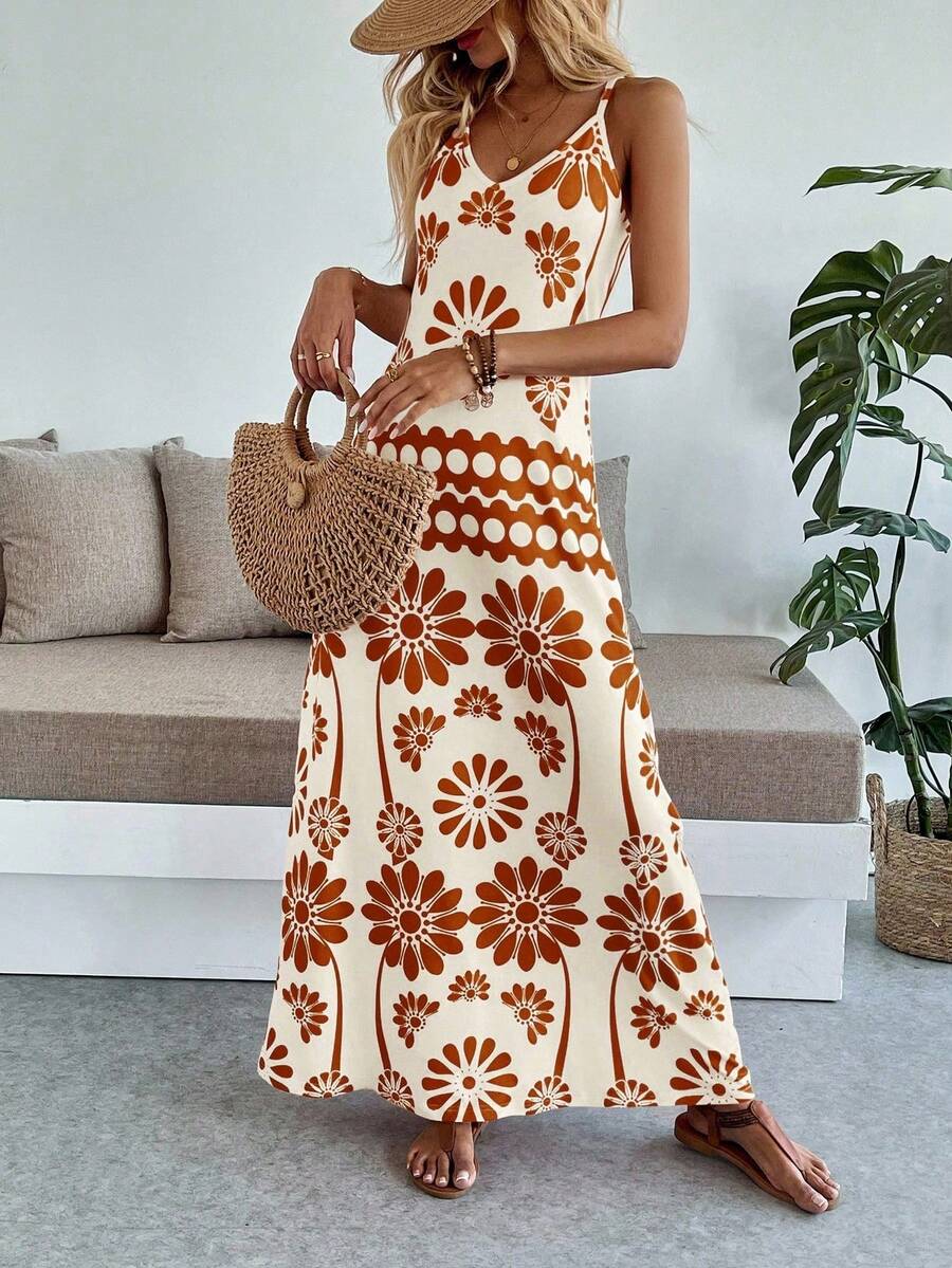 Vestido Longo Boho de Alças Finas Brisa Boho com Bainha Assimétrica — fotografia 67 | Mar & Pérola