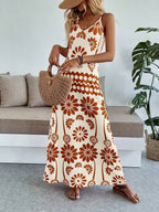 Vestido Longo Boho de Alças Finas Brisa Boho com Bainha Assimétrica — fotografia 67 | Mar & Pérola