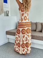 Vestido Longo Boho de Alças Finas Brisa Boho com Bainha Assimétrica — fotografia 68 | Mar & Pérola