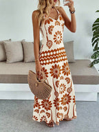 Vestido Longo Boho de Alças Finas Brisa Boho com Bainha Assimétrica — fotografia 69 | Mar & Pérola