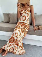 Vestido Longo Boho de Alças Finas Brisa Boho com Bainha Assimétrica — fotografia 70 | Mar & Pérola