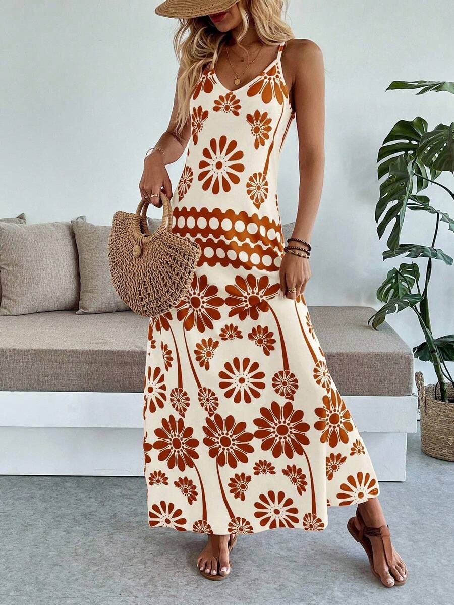 Vestido Longo Boho de Alças Finas Brisa Boho com Bainha Assimétrica — fotografia 71 | Mar & Pérola