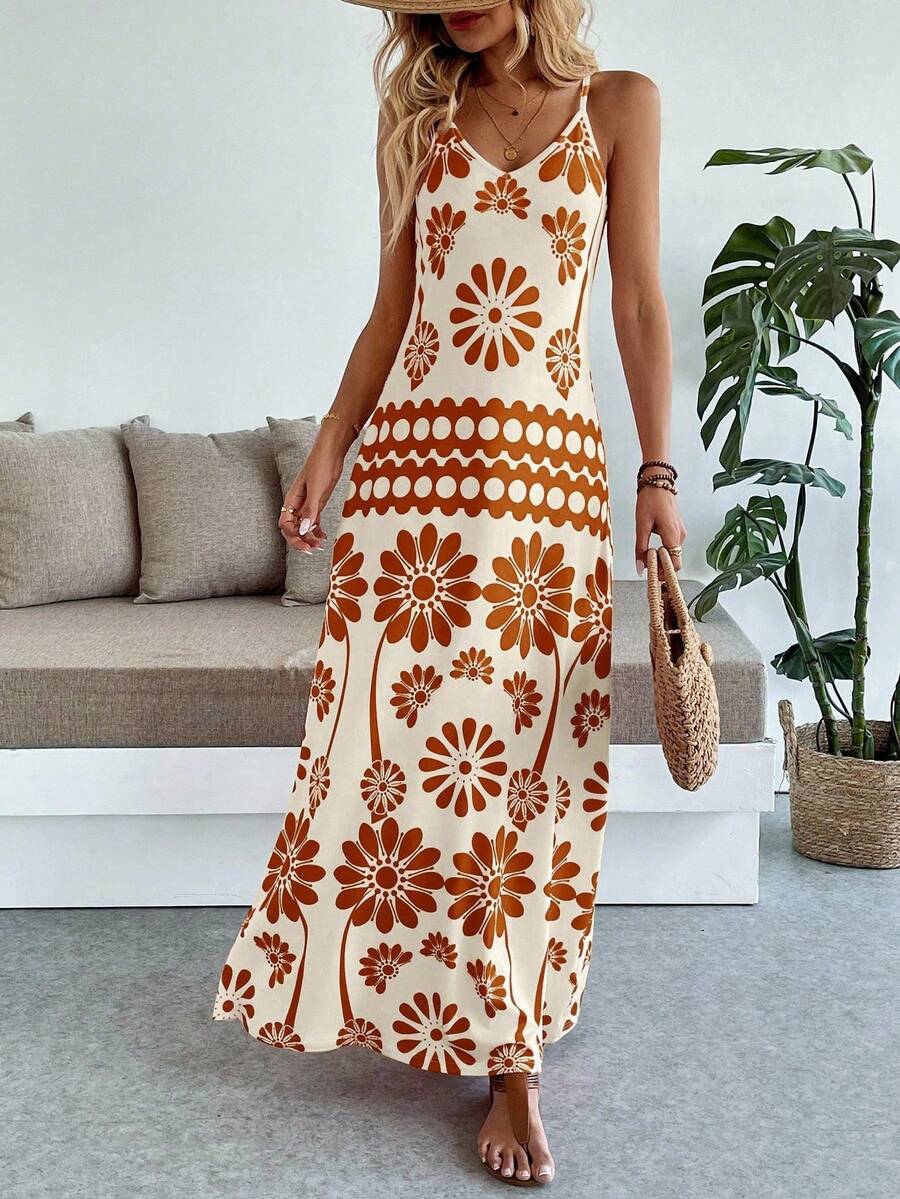 Vestido Longo Boho de Alças Finas Brisa Boho com Bainha Assimétrica — fotografia 72 | Mar & Pérola