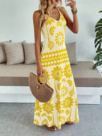 Vestido Longo Boho de Alças Finas Brisa Boho com Bainha Assimétrica — fotografia 73 | Mar & Pérola