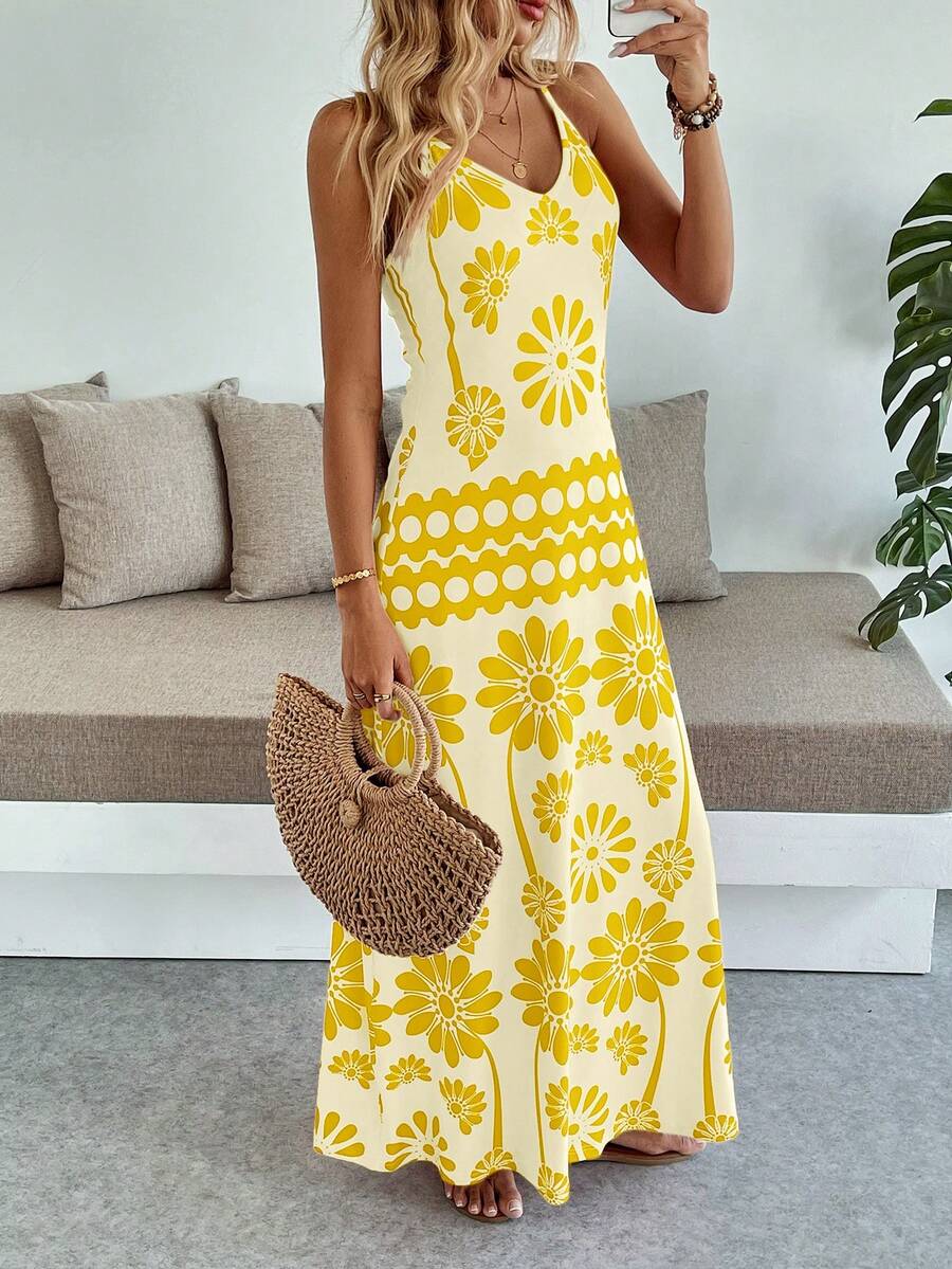Vestido Longo Boho de Alças Finas Brisa Boho com Bainha Assimétrica — fotografia 73 | Mar & Pérola