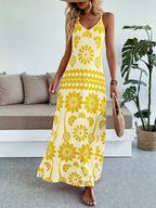 Vestido Longo Boho de Alças Finas Brisa Boho com Bainha Assimétrica — fotografia 75 | Mar & Pérola