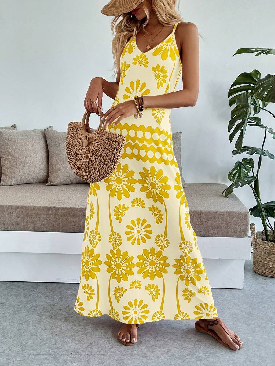 Vestido Longo Boho de Alças Finas Brisa Boho com Bainha Assimétrica — fotografia 76 | Mar & Pérola