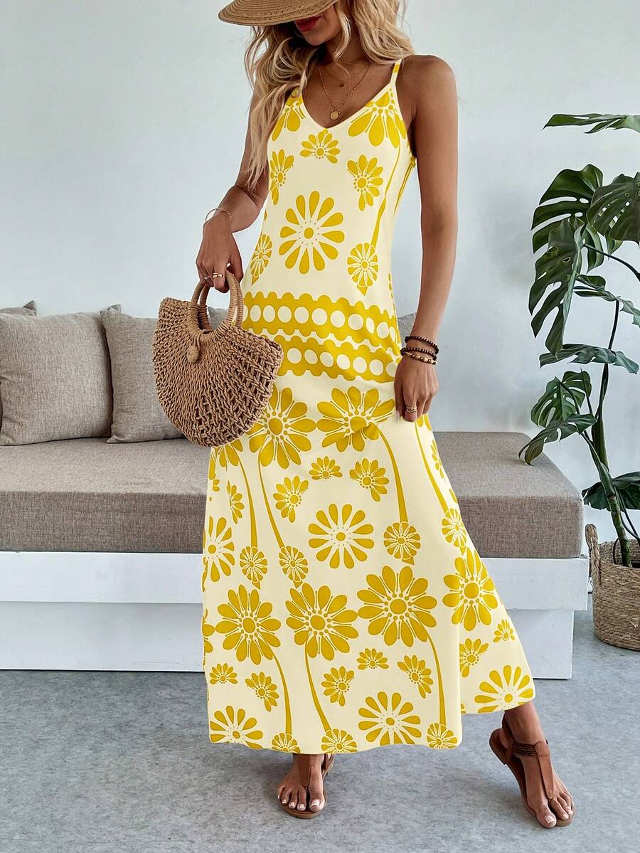 Vestido Longo Boho de Alças Finas Brisa Boho com Bainha Assimétrica — fotografia 77 | Mar & Pérola
