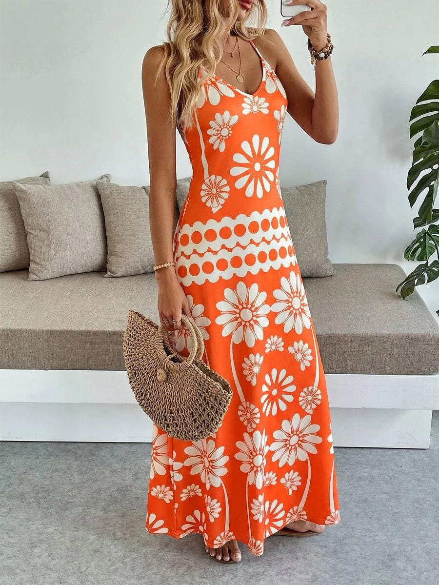 Vestido Longo Boho de Alças Finas Brisa Boho com Bainha Assimétrica — fotografia 79 | Mar & Pérola