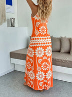 Vestido Longo Boho de Alças Finas Brisa Boho com Bainha Assimétrica — fotografia 80 | Mar & Pérola