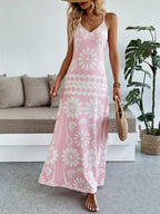 Vestido Longo Boho de Alças Finas Brisa Boho com Bainha Assimétrica — fotografia 88 | Mar & Pérola