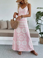 Vestido Longo Boho de Alças Finas Brisa Boho com Bainha Assimétrica — fotografia 90 | Mar & Pérola