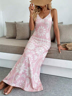 Vestido Longo Boho de Alças Finas Brisa Boho com Bainha Assimétrica — fotografia 91 | Mar & Pérola