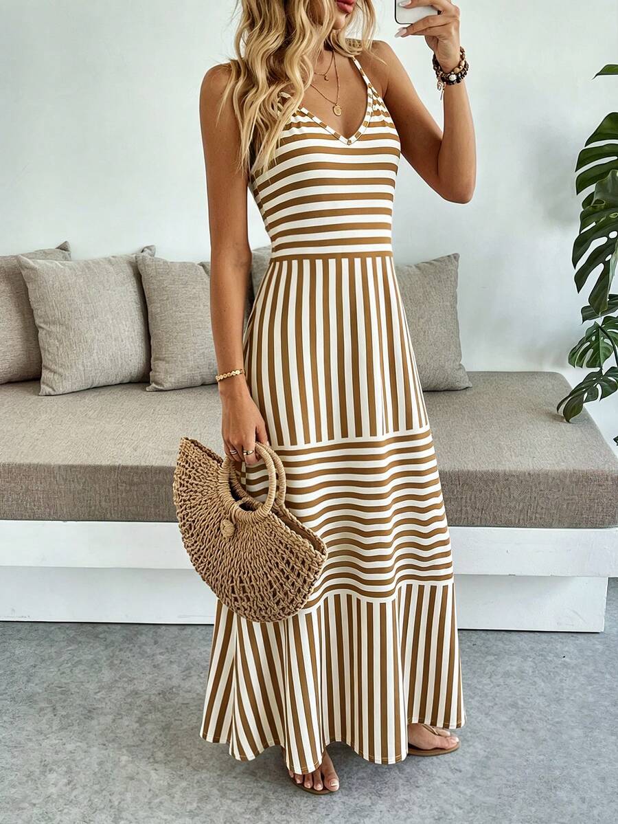 Vestido Longo Boho de Alças Finas Brisa Boho com Bainha Assimétrica — fotografia 98 | Mar & Pérola