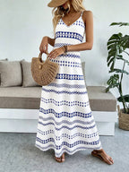 Vestido Longo Boho de Alças Finas Brisa Boho com Bainha Assimétrica — fotografia 106 | Mar & Pérola