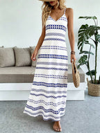 Vestido Longo Boho de Alças Finas Brisa Boho com Bainha Assimétrica — fotografia 107 | Mar & Pérola