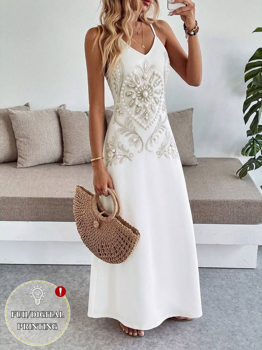 Vestido Longo Boho de Alças Finas Brisa Boho com Bainha Assimétrica — fotografia 110 | Mar & Pérola