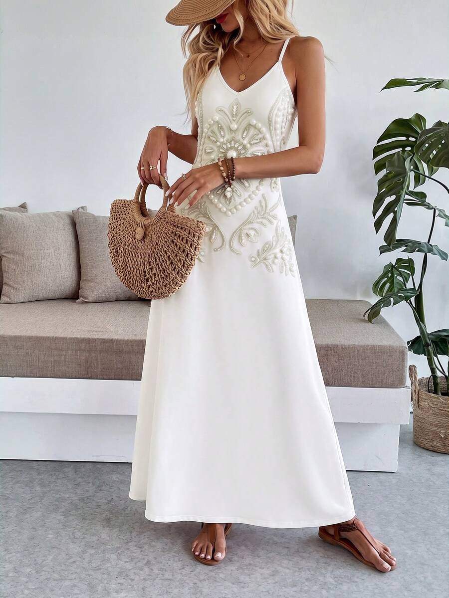 Vestido Longo Boho de Alças Finas Brisa Boho com Bainha Assimétrica — fotografia 111 | Mar & Pérola