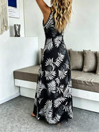 Vestido Longo Boho de Alças Finas Brisa Boho com Bainha Assimétrica — fotografia 115 | Mar & Pérola