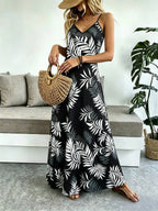 Vestido Longo Boho de Alças Finas Brisa Boho com Bainha Assimétrica — fotografia 117 | Mar & Pérola