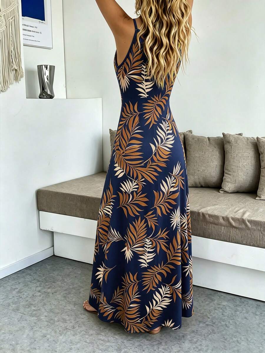 Vestido Longo Boho de Alças Finas Brisa Boho com Bainha Assimétrica — fotografia 120 | Mar & Pérola