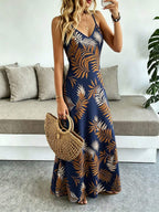 Vestido Longo Boho de Alças Finas Brisa Boho com Bainha Assimétrica — fotografia 121 | Mar & Pérola