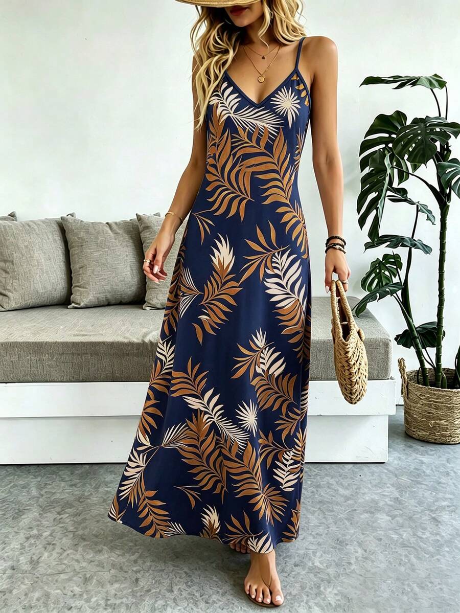 Vestido Longo Boho de Alças Finas Brisa Boho com Bainha Assimétrica — fotografia 122 | Mar & Pérola