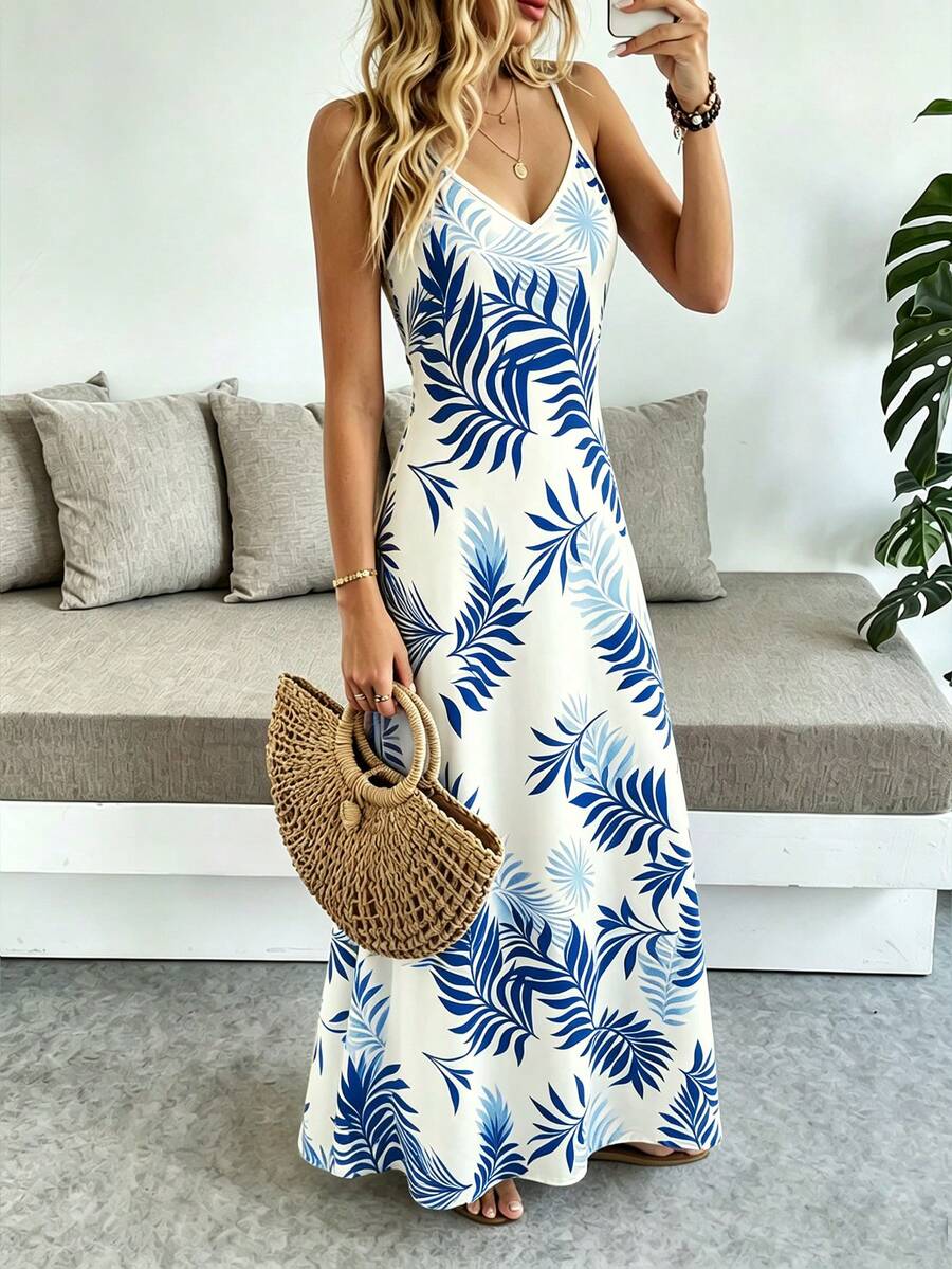 Vestido Longo Boho de Alças Finas Brisa Boho com Bainha Assimétrica — fotografia 126 | Mar & Pérola