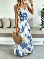 Vestido Longo Boho de Alças Finas Brisa Boho com Bainha Assimétrica — fotografia 126 | Mar & Pérola