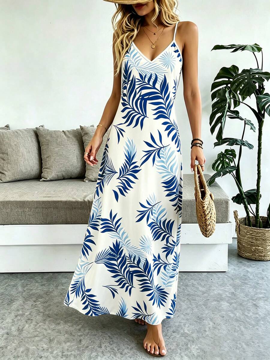 Vestido Longo Boho de Alças Finas Brisa Boho com Bainha Assimétrica — fotografia 128 | Mar & Pérola