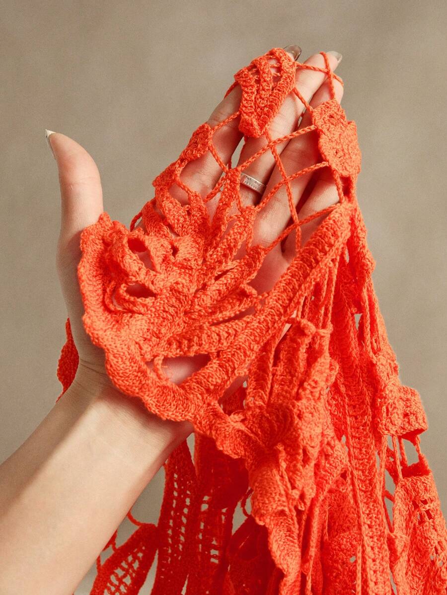Vestido Longo Costa Serena com Estampa de Palmeira e Aberturas Laterais — fotografia 8 | Mar & Pérola