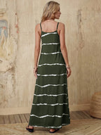 Vestido Longo de Malha Sol da Enseada com Estampa de Folhas de Coqueiro — fotografia 60 | Mar & Pérola