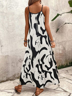 Vestido Longo Estampa de Leopardo Costa Selvagem com Costas Abertas — fotografia 31 | Mar & Pérola